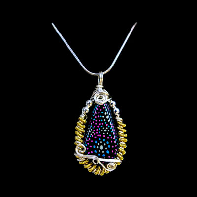 pendant on silver chain